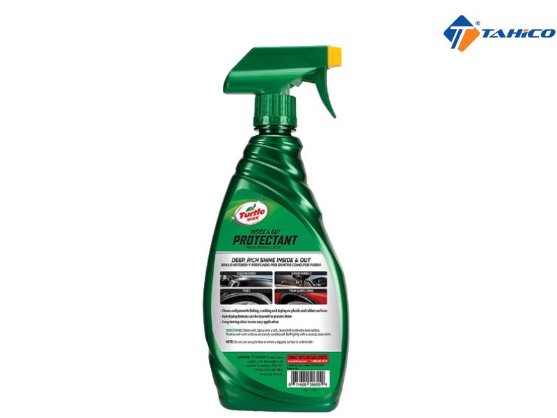 Dung dịch dưỡng nhựa, cao su Turtle Wax 680ml