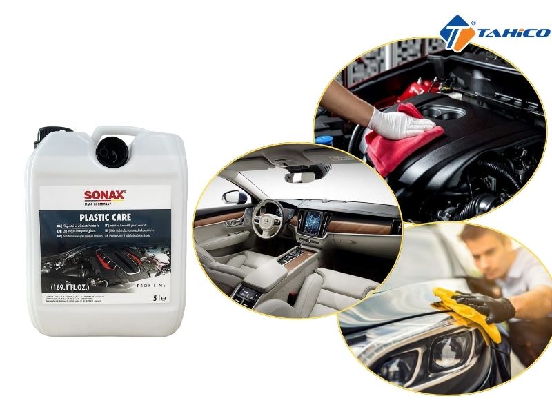 Dung dịch dưỡng nhựa ô tô Sonax Plastic Care 5 lít