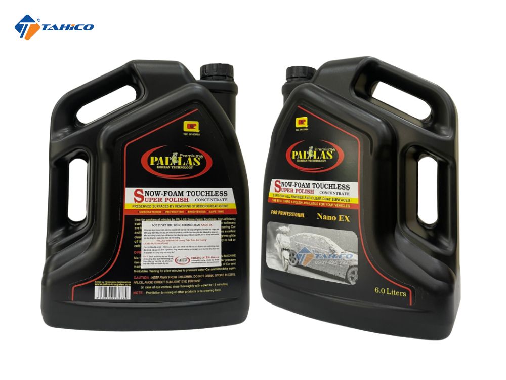 Dung dịch không chạm siêu bóng Pallas Nano EX | 1,5 lít; 6 lít