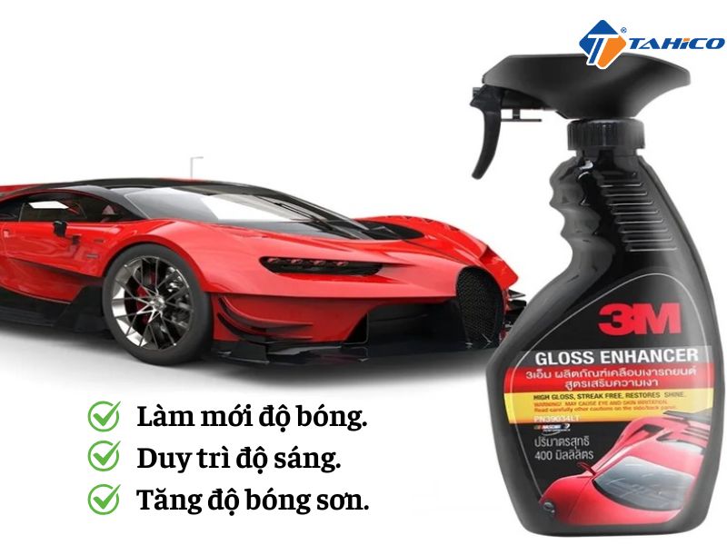 Dung dịch làm bóng sơn xe 3M Gloss Enhancer 400ml