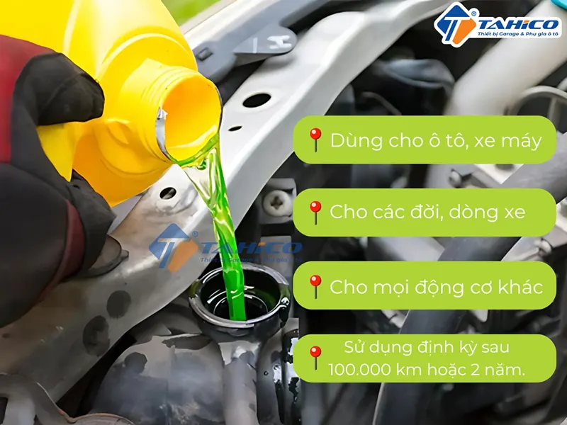 Dung dịch làm mát động cơ Maxrider Coolant