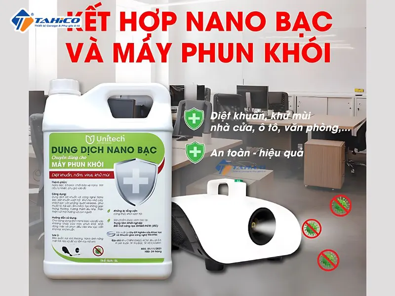 Đặc điểm dung dịch nano bạc chuyên dùng cho máy tạo khói Unitech