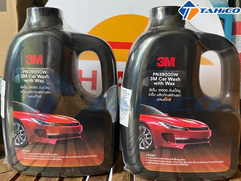 Dung dịch rửa xe bọt tuyết 3M phủ bóng sơn xe 2in1