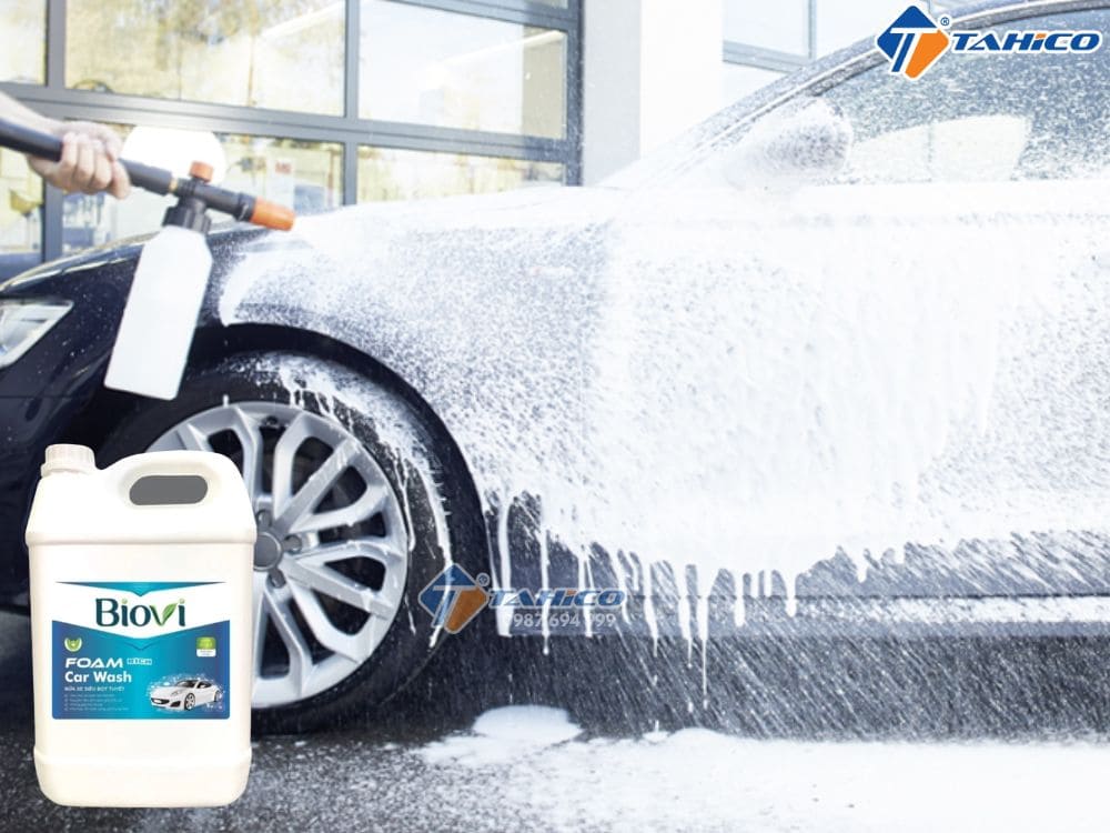 Dung dịch rửa xe bọt tuyết Biovi Foam Car Wash