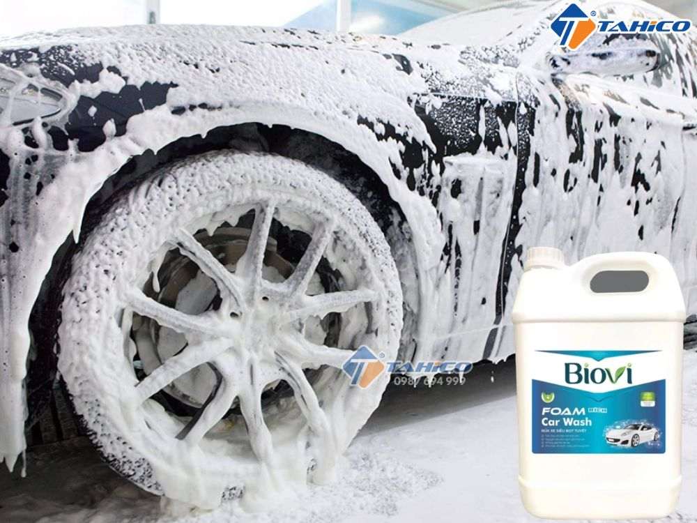Dung dịch rửa xe bọt tuyết Biovi Foam Car Wash