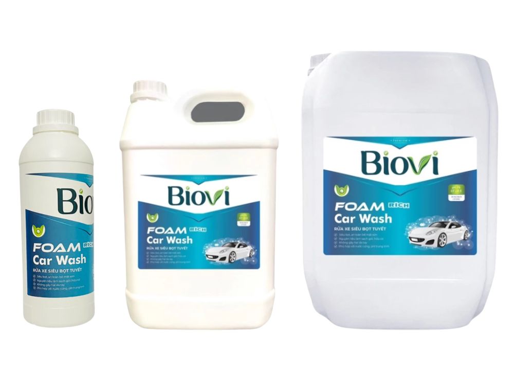 Dung dịch rửa xe bọt tuyết Biovi Foam Car Wash