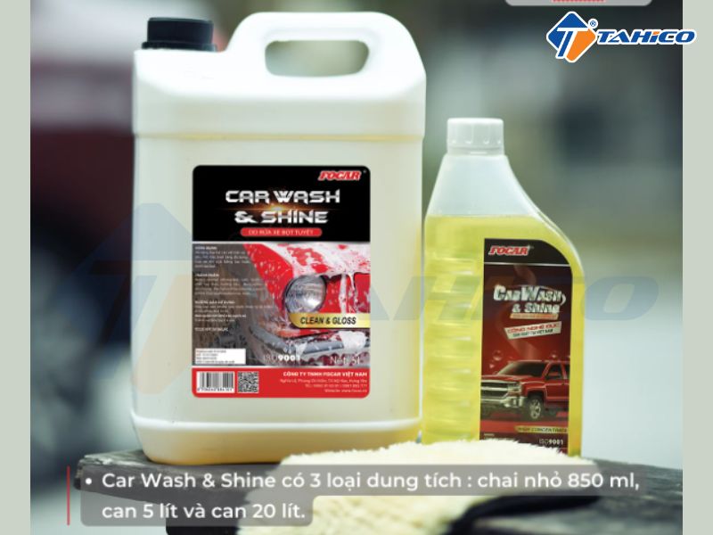 Dung dịch rửa xe bọt tuyết Car Wash Shine FC101