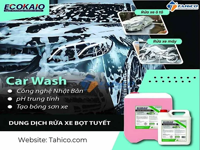 Dung dịch rửa xe bọt tuyết ECOKAIO