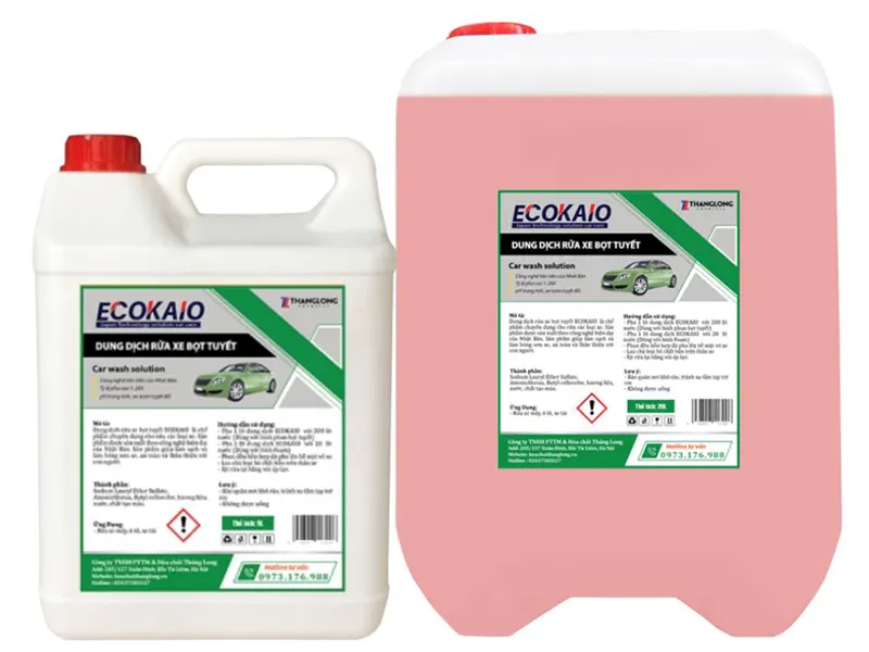 Dung dịch rửa xe bọt tuyết ECOKAIO