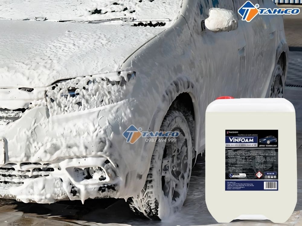 Dung dịch rửa xe không chạm hệ tẩy VINFOAM 20 lít
