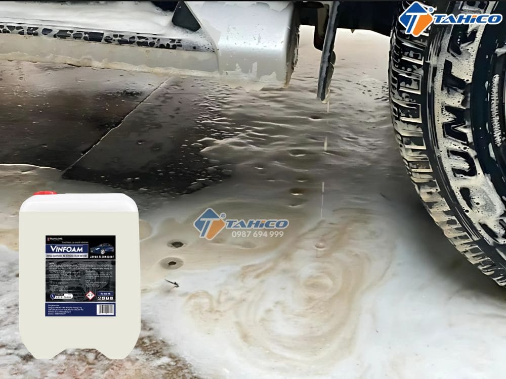 Dung dịch rửa xe không chạm hệ tẩy VINFOAM 20 lít