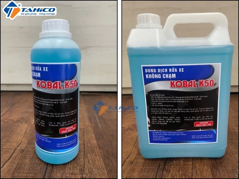 Hình ảnh sản phẩm Dung dịch rửa xe không chạm Kobal | Cho Rửa 2 Bước