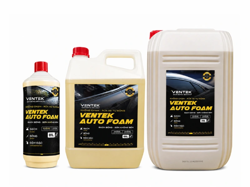 Dung dịch rửa xe không chạm tự động Ventek Auto Foam