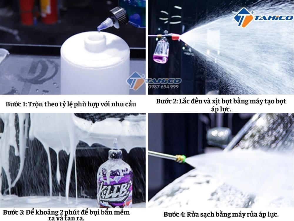 Nước rửa xe không chạm KLCB A2 Pre-Wash Snow Foam