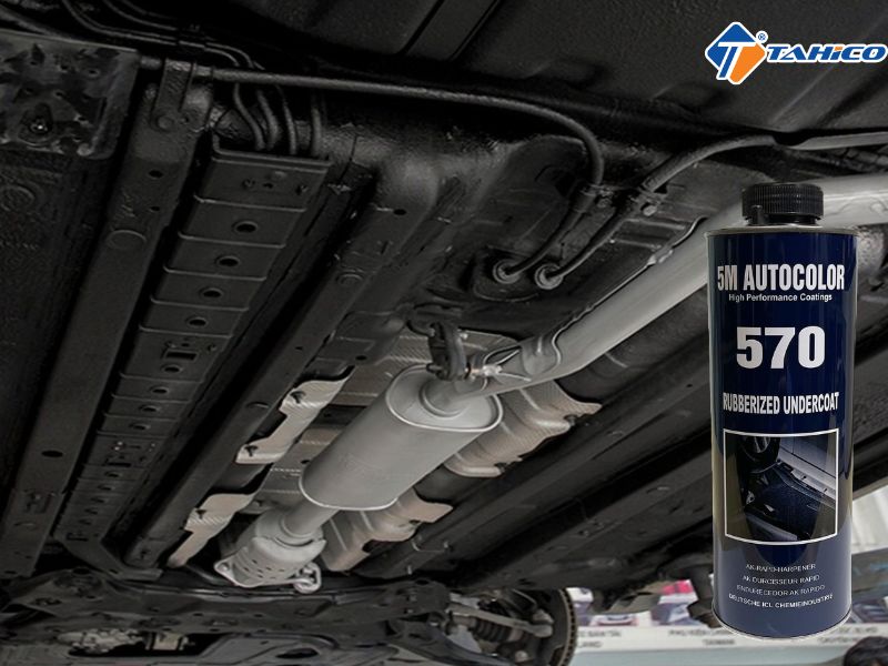 Sơn phủ gầm 5M Autocolor Rubberized