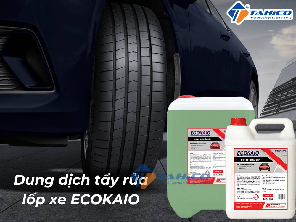 Dung dịch tẩy rửa lốp xe ECOKAIO | 4 lít và 20 lít