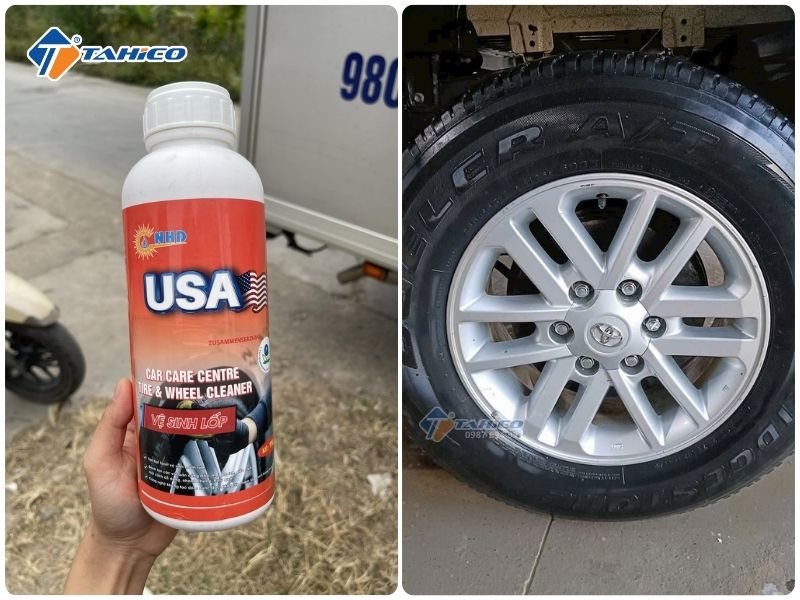 Dung dịch tẩy lốp xe USA