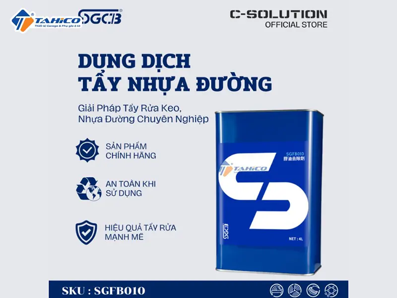 Dung dịch tẩy nhựa đường SGCB Detailing Lab 4 lít
