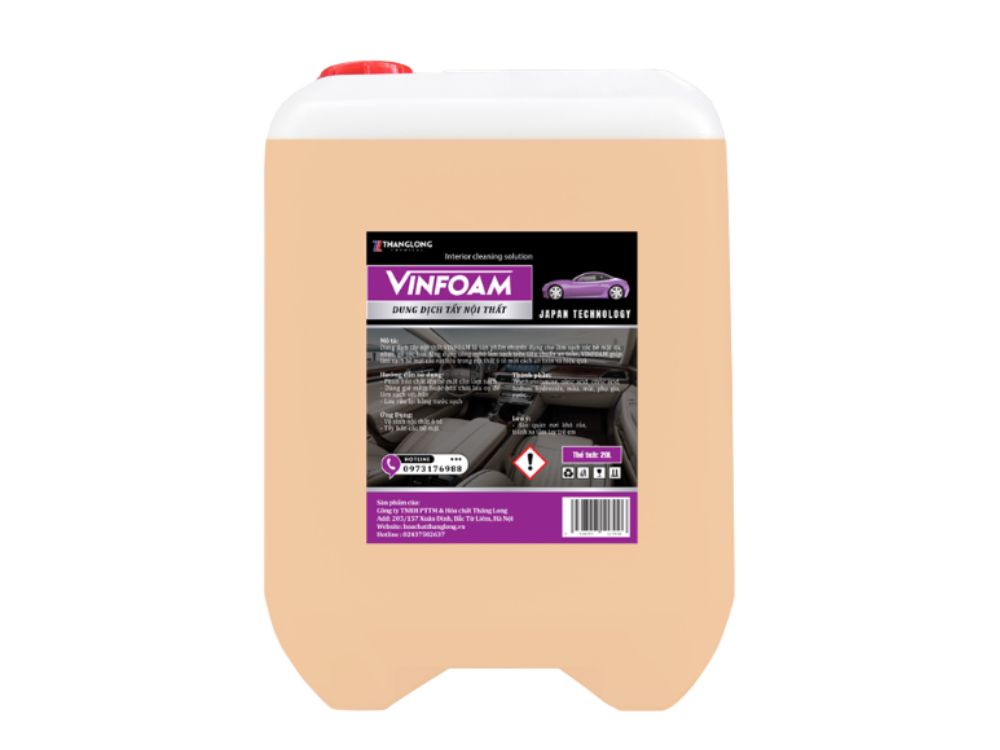 Dung dịch tẩy nội thất VINFOAM 20 lít