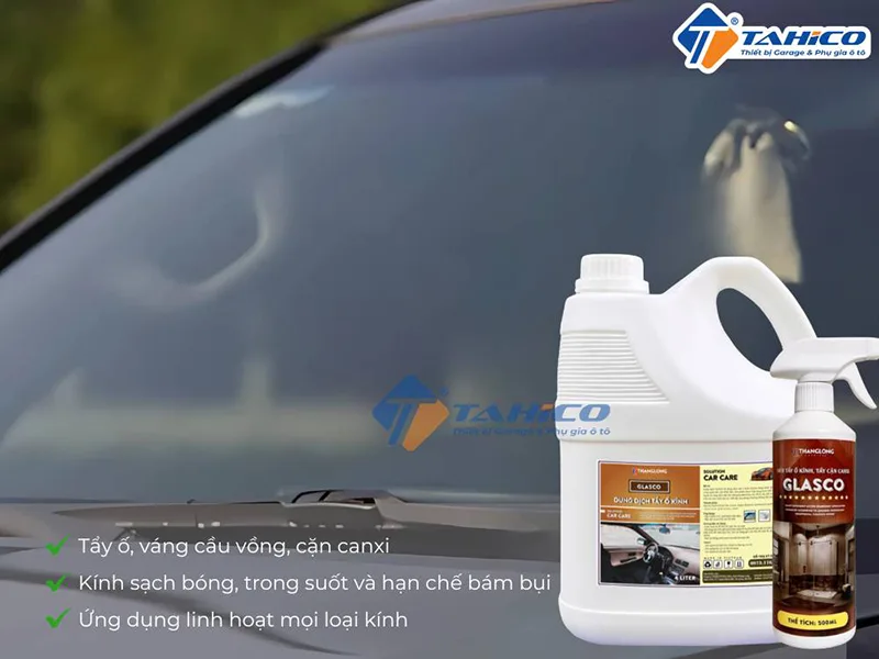Đặc điểm dung dịch tẩy ố kính GLASCO