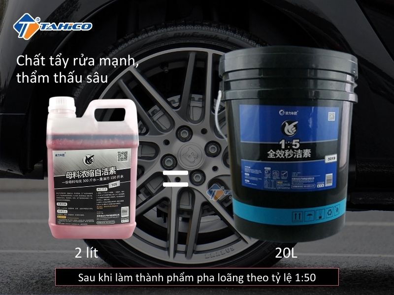 Dung dịch không chạm và tẩy lốp Jilie 105 | Nguyên liệu gốc