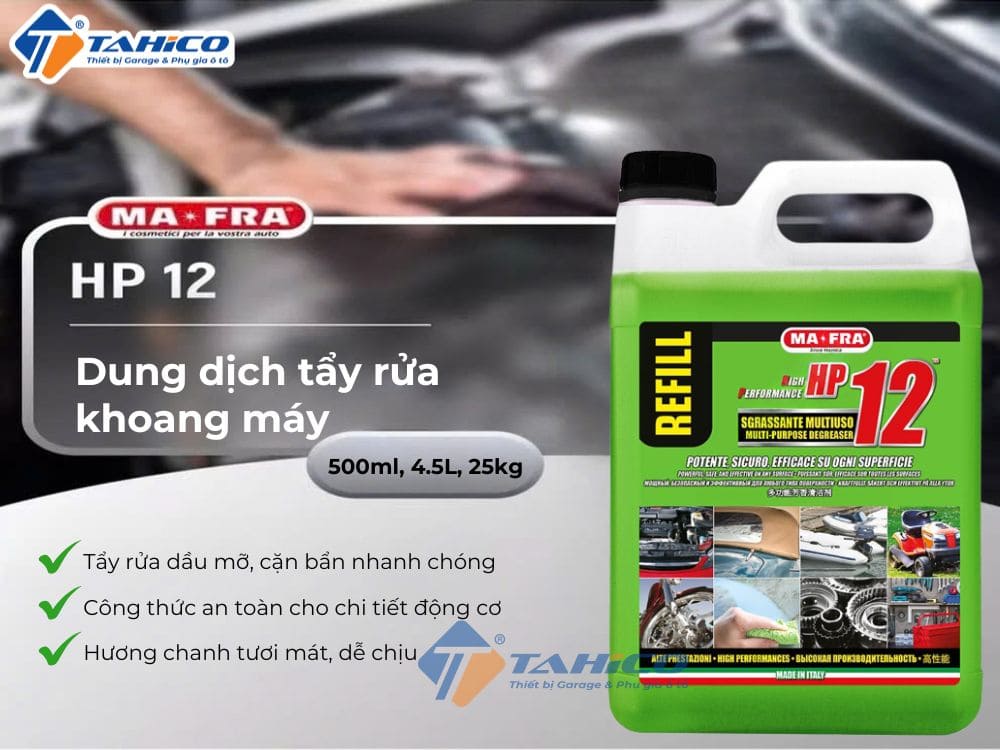 Tẩy rửa khoang máy Mafra HP12 | 500ml 4.5L 25L