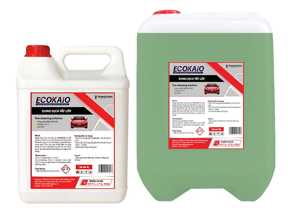 Dung dịch tẩy rửa lốp xe ECOKAIO