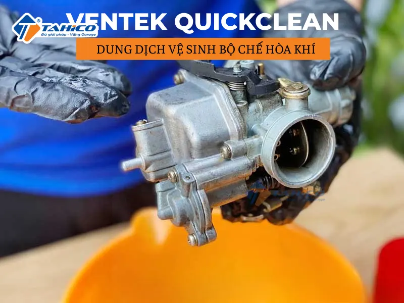 Dung dịch vệ sinh bộ chế hòa khí Ventek QuickClean