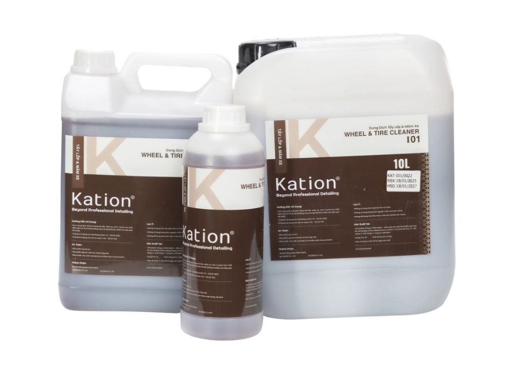 Dung dịch vệ sinh lốp và mâm xe Kation I01