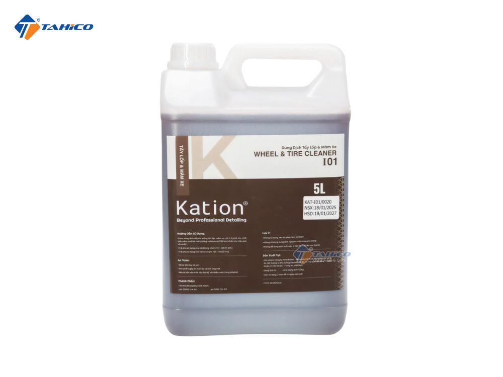 Dung dịch vệ sinh lốp và mâm xe Kation I01