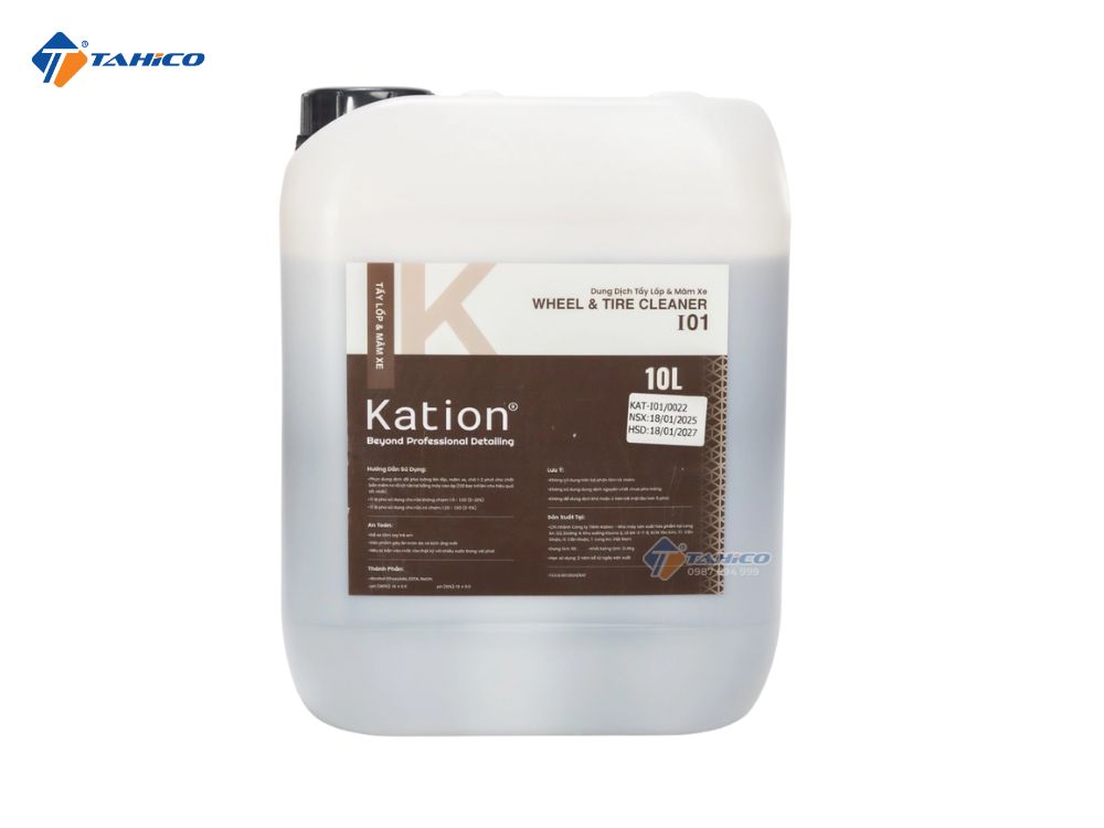 Dung dịch vệ sinh lốp và mâm xe Kation I01