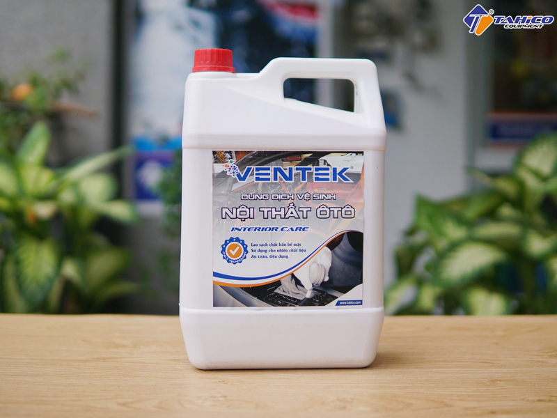Dung dịch vệ sinh nội thất ô tô Ventek 5 lít
