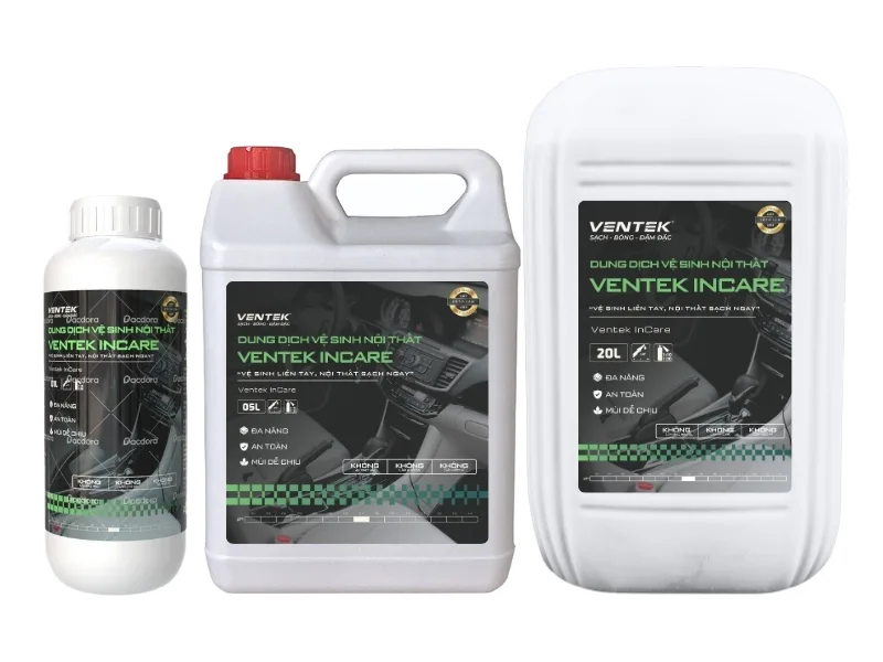 Dung dịch vệ sinh nội thất ô tô Ventek InCare