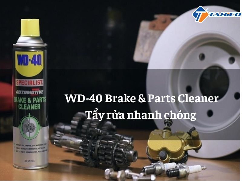 Vệ sinh phanh thắng đĩa WD40 Brake Parts Cleaner