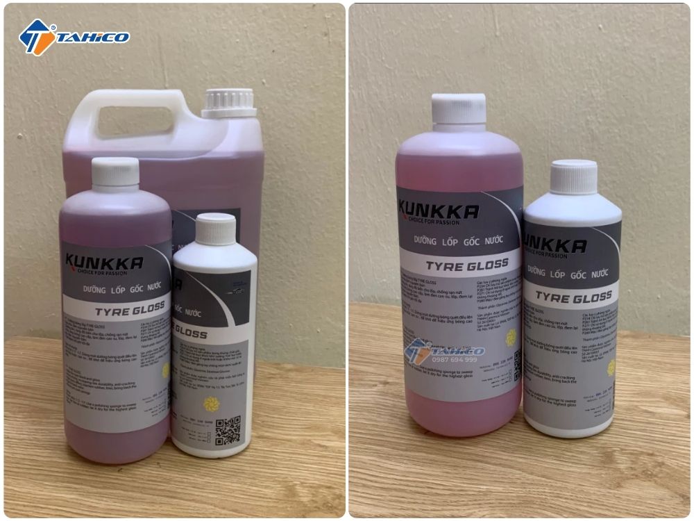 Dưỡng bóng lốp Kunkka Tyre Gloss | Gốc nước