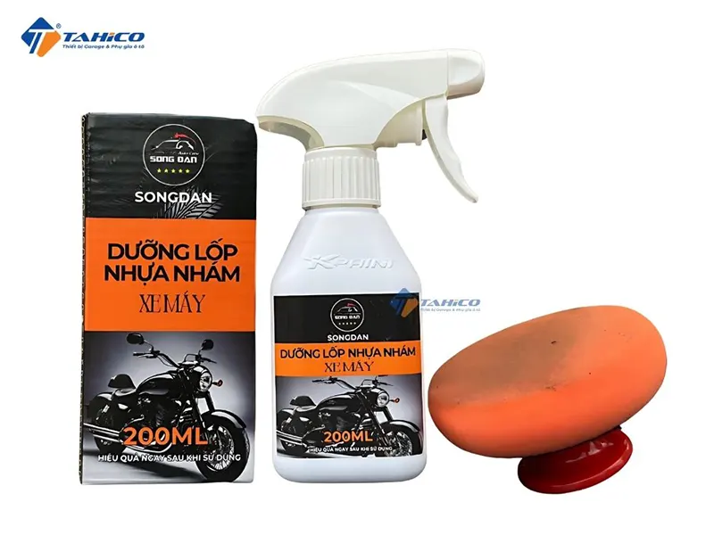 Dưỡng lốp nhựa nhám Songdan Tire Care 2in1 200ml