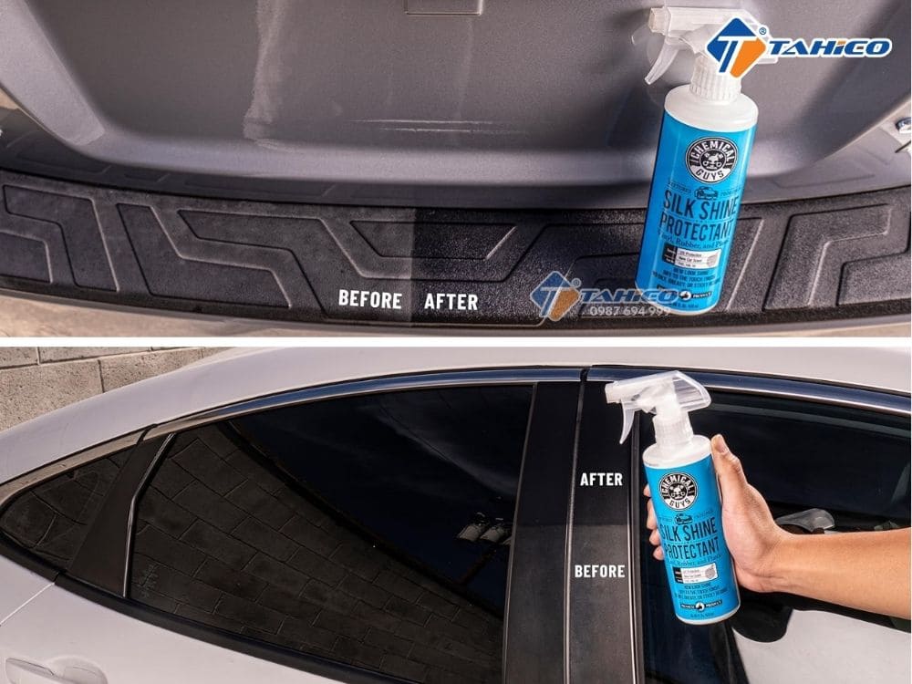 Dưỡng nhựa nhám Chemical Guys Silk Shine | Gốc nước
