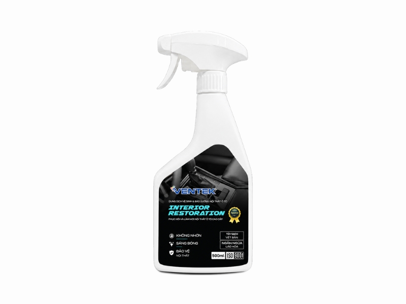 Dung dịch dưỡng và bảo vệ nội thất ô tô Ventek Interior Restoration 500ml