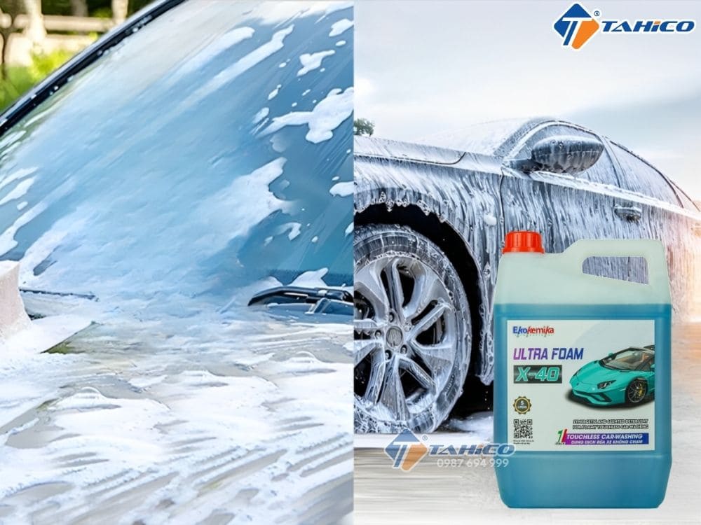Nước rửa xe không chạm siêu bọt Ekokemika Ultra Foam X-40