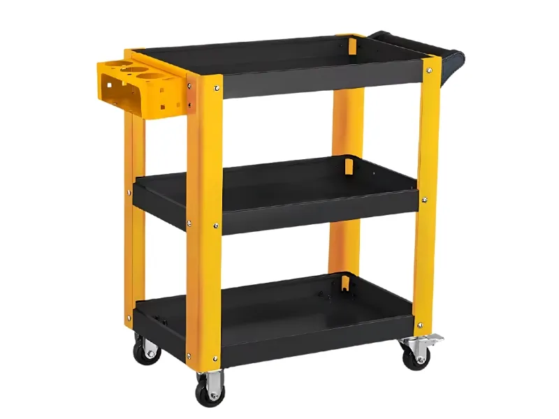 Xe đẩy 3 tầng Erito AB6102 | Có tấm đột lỗ