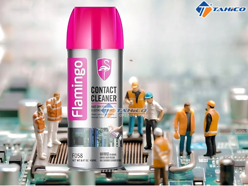 Vệ sinh mạch điện tử Flamingo Contact Cleaner F058 450ml