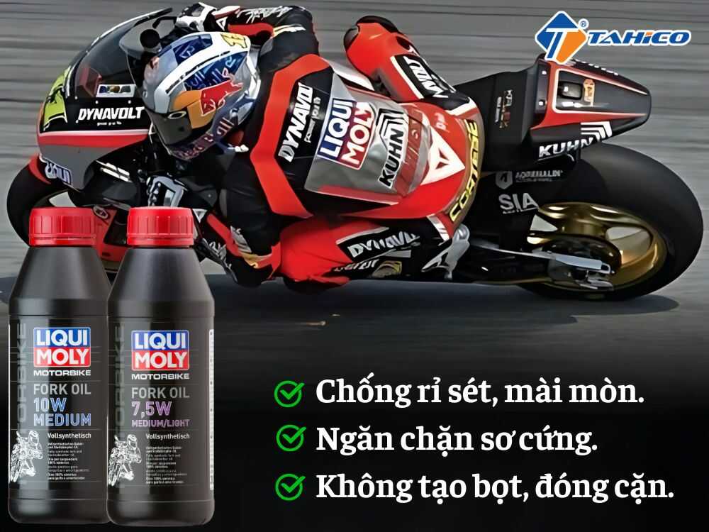 Dầu phuộc nhún Liqui Moly Fork Oil 7,5W/10W Medium