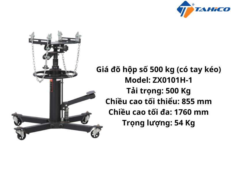 Giá đõ hộp số 500 kg (có tay kéo) ZX0101H-1