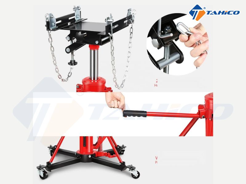 Hướng dẫn sử dụng giá đỡ hộp số thủy lực 1000Kg ZX0101G