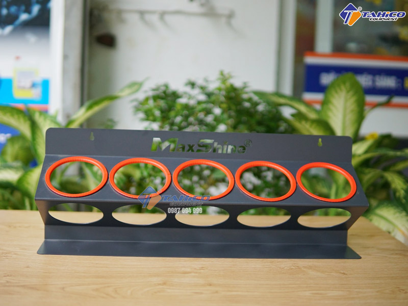 Giá treo chai dung dịch chăm sóc xe ô tô 5 lỗ H03 Maxshine