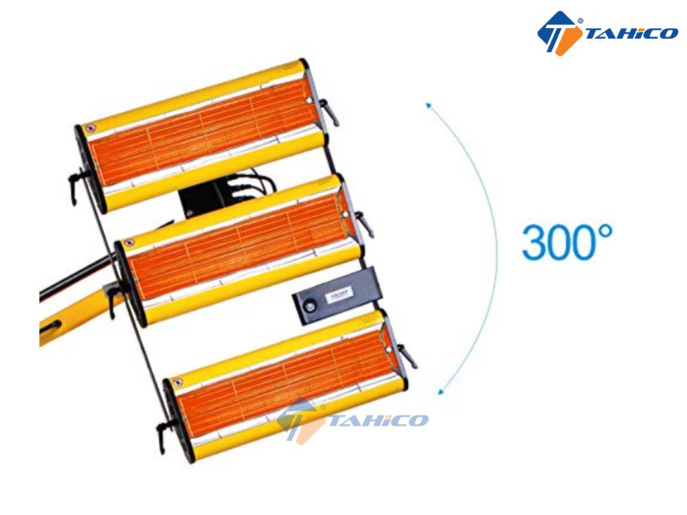 Hệ thống đèn sấy hồng ngoại Solary RSB3 series cho phòng sơn