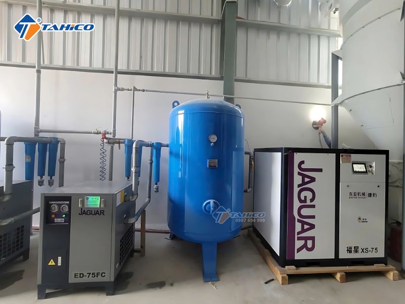 Đặc điểm hệ thống khí nén Jaguar EDXS75 55kw/75hp