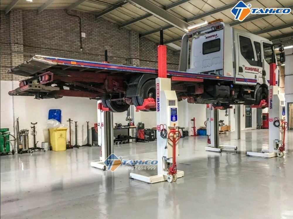 Hệ thống trụ nâng di động Stertil Koni ST1075 7.5 tấn | 6 trụ