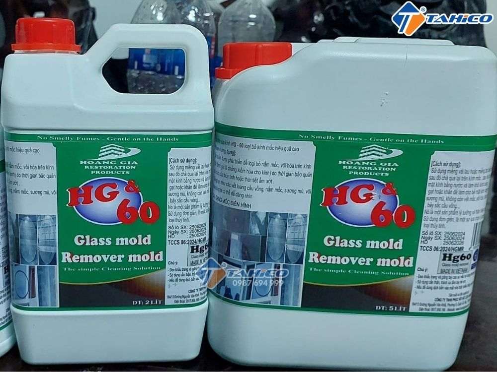 Tẩy mốc kính, vôi hoá kính HG-60 Glass Mold Remover Mold