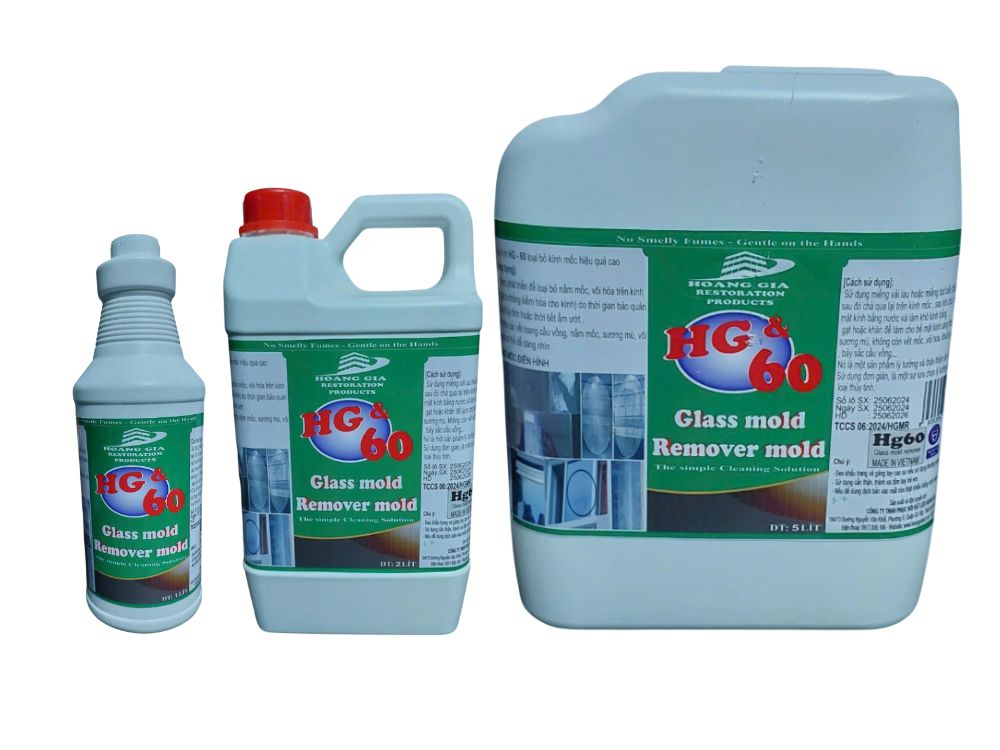 Tẩy mốc kính, vôi hoá kính HG-60 Glass Mold Remover Mold